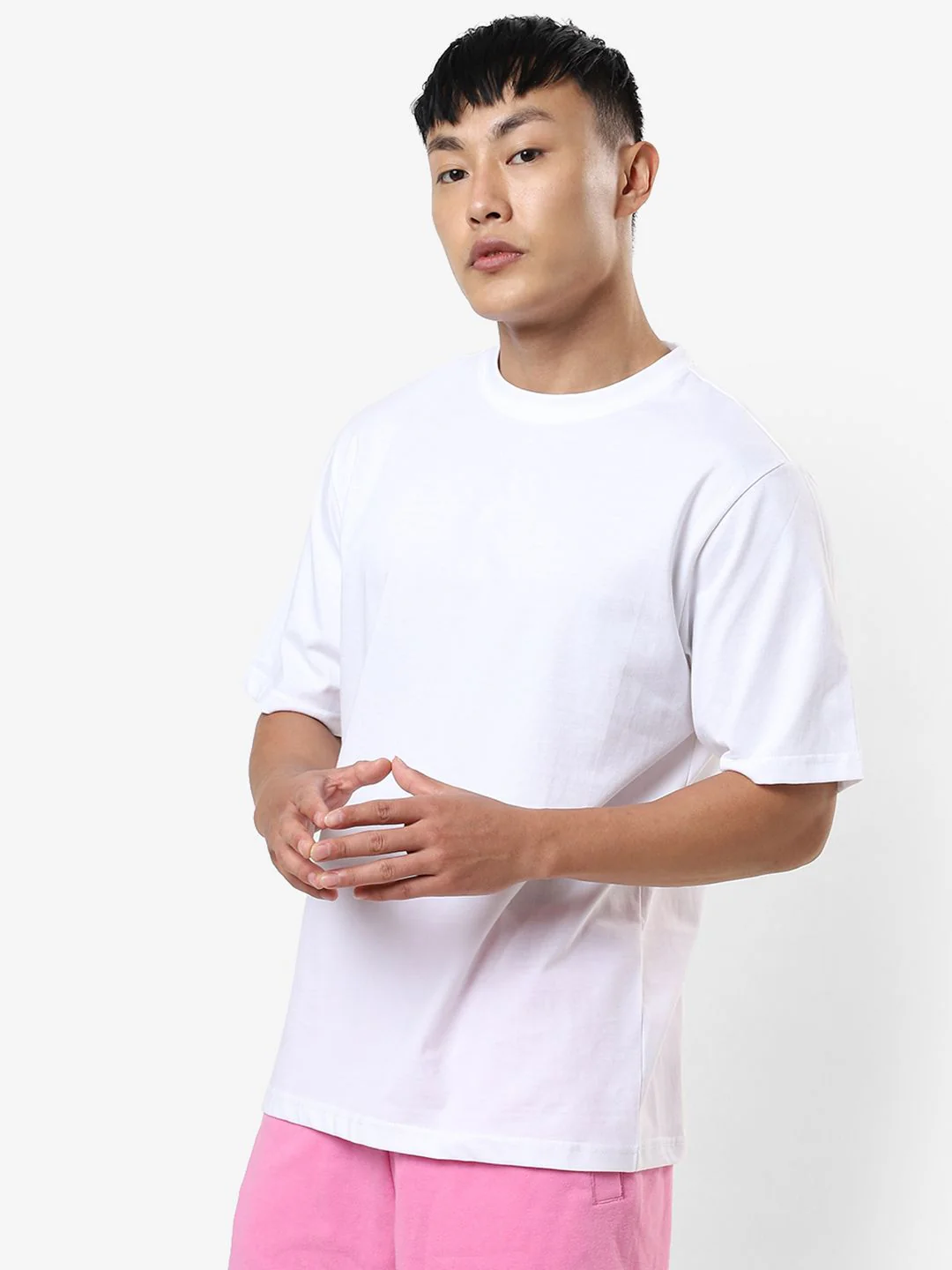 Bewakoof Men White Oversized T-shirt - Image 5