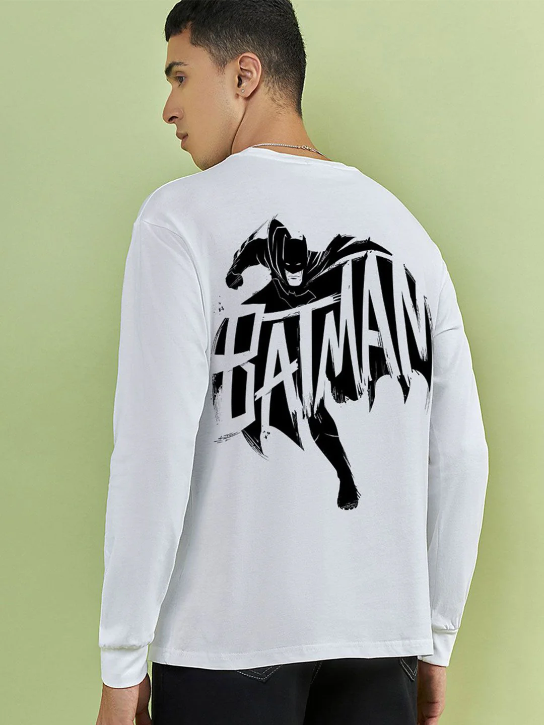 Bewakoof Men's Batman Graphic Regular Fit T-Shirt