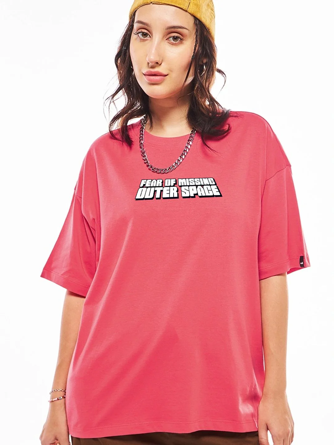 Bewakoof Official Disney Merchandise Lilo & Stitch Printed Pure Cotton Oversized T-Shirt - Image 2