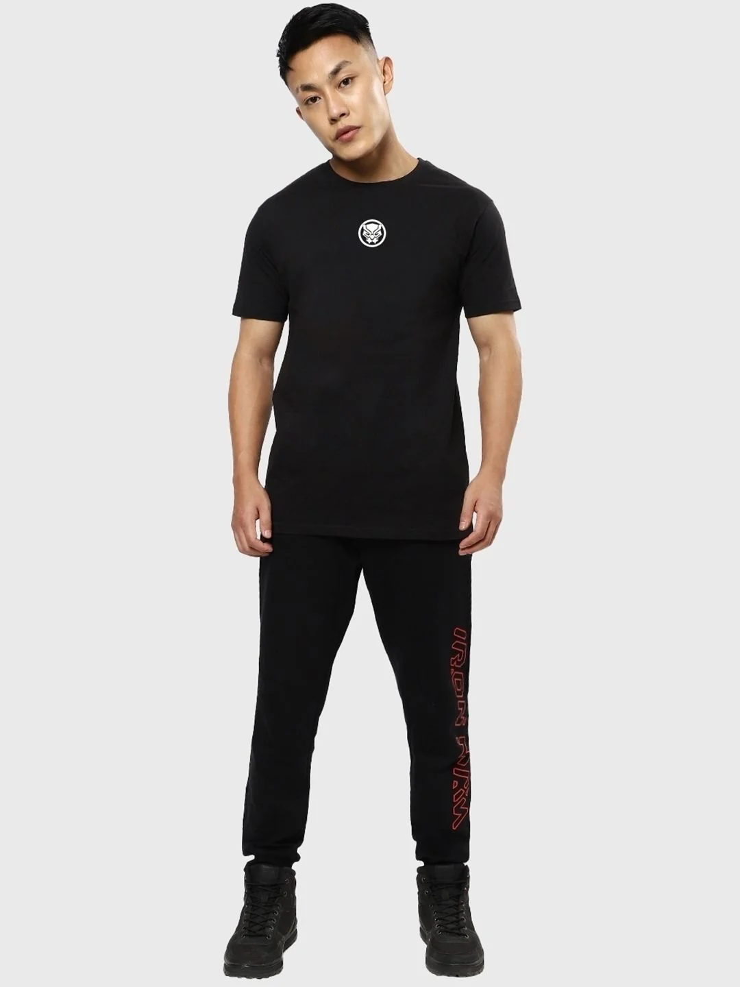Bewakoof Pure Cotton Black Printed T-shirt - Image 5