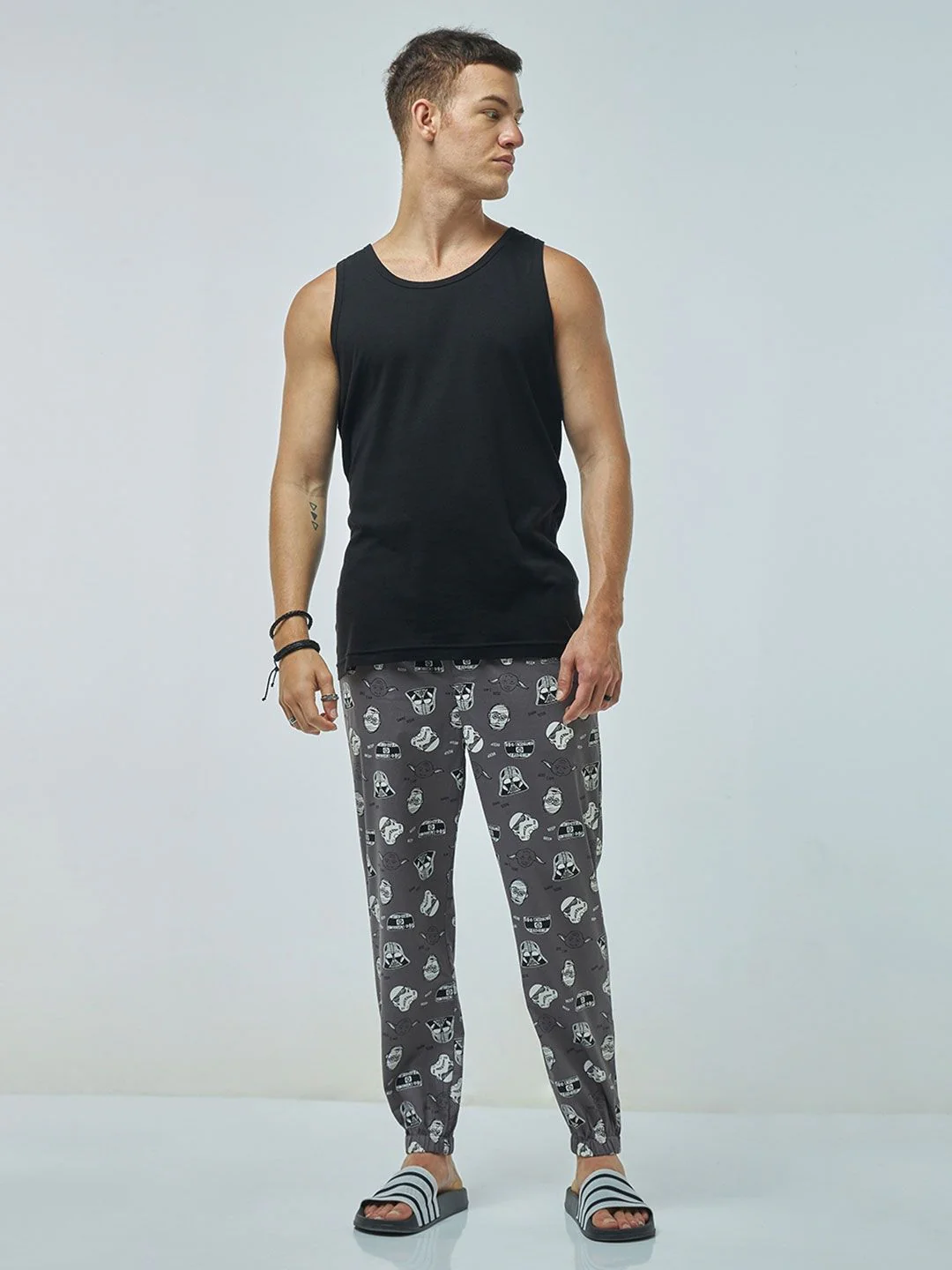 Bewakoof Pure Cotton Printed Joggers - Image 5