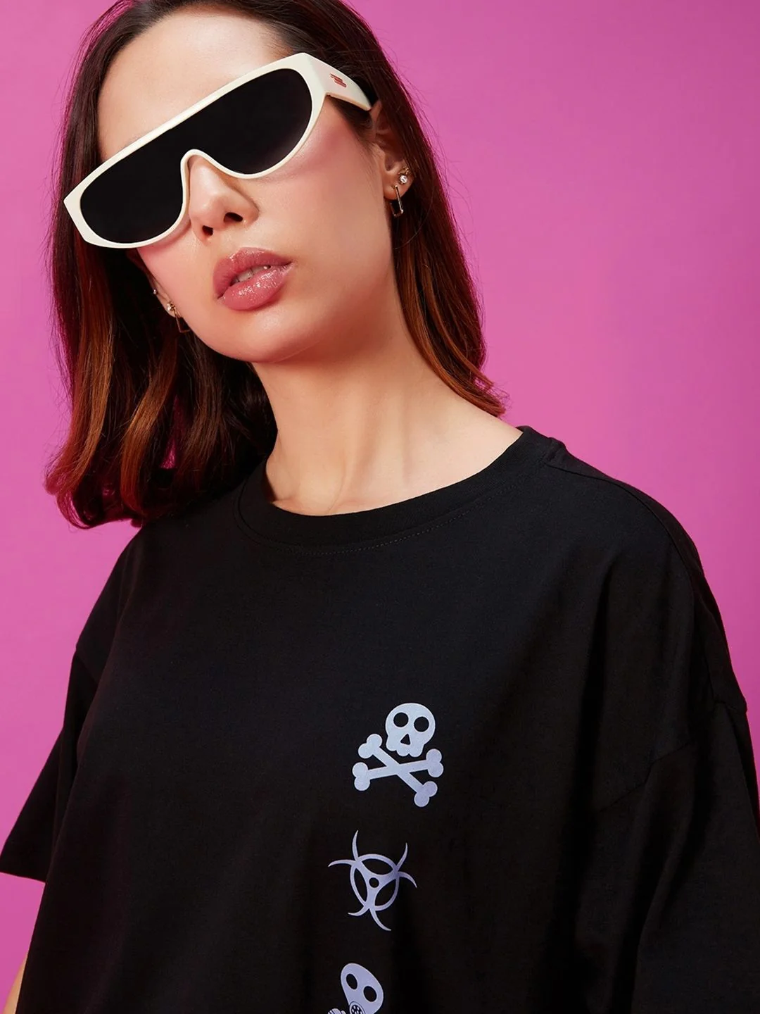 Bewakoof Typography Print Oversized T-shirt - Image 3