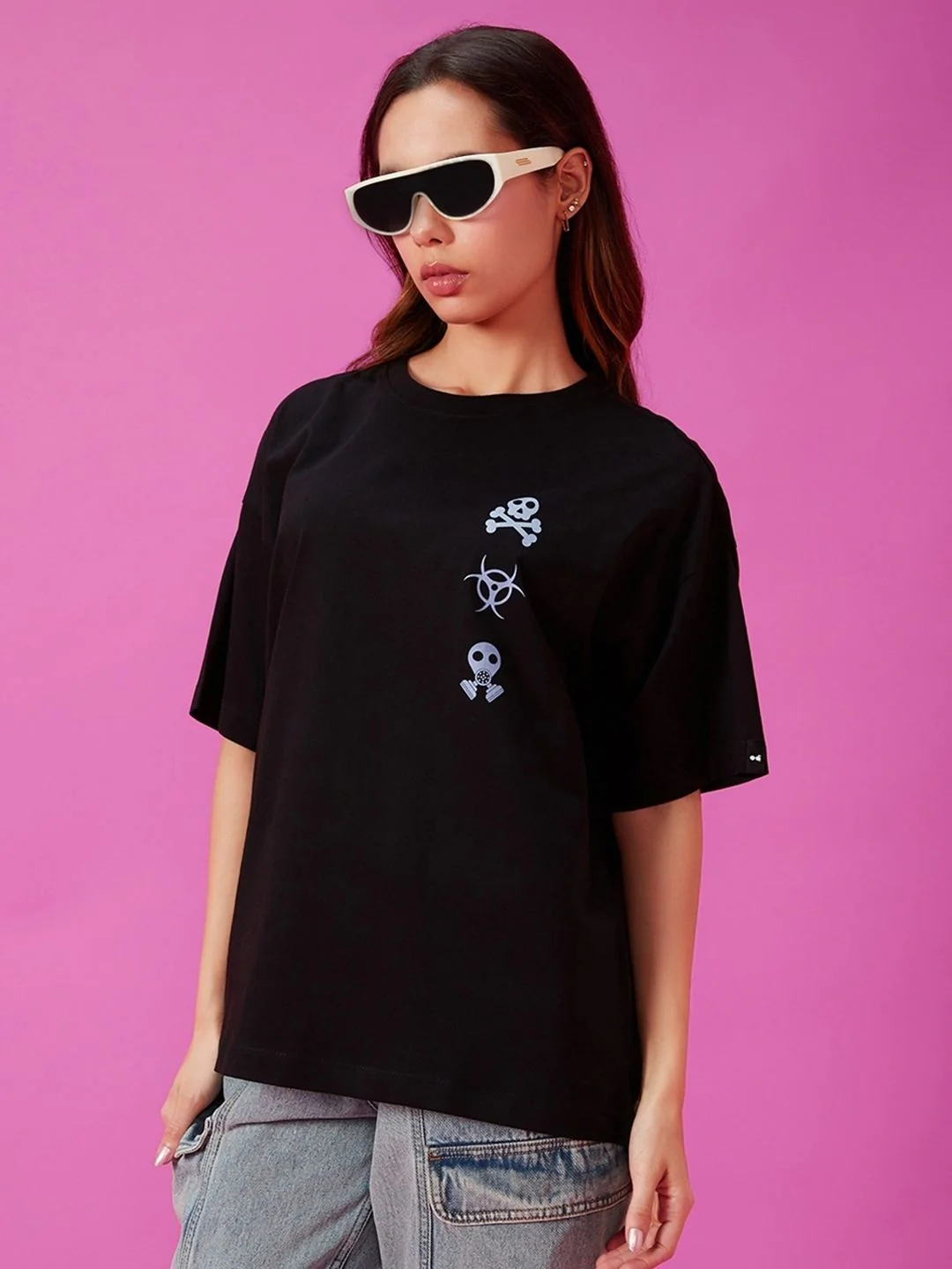 Bewakoof Typography Print Oversized T-shirt - Image 5