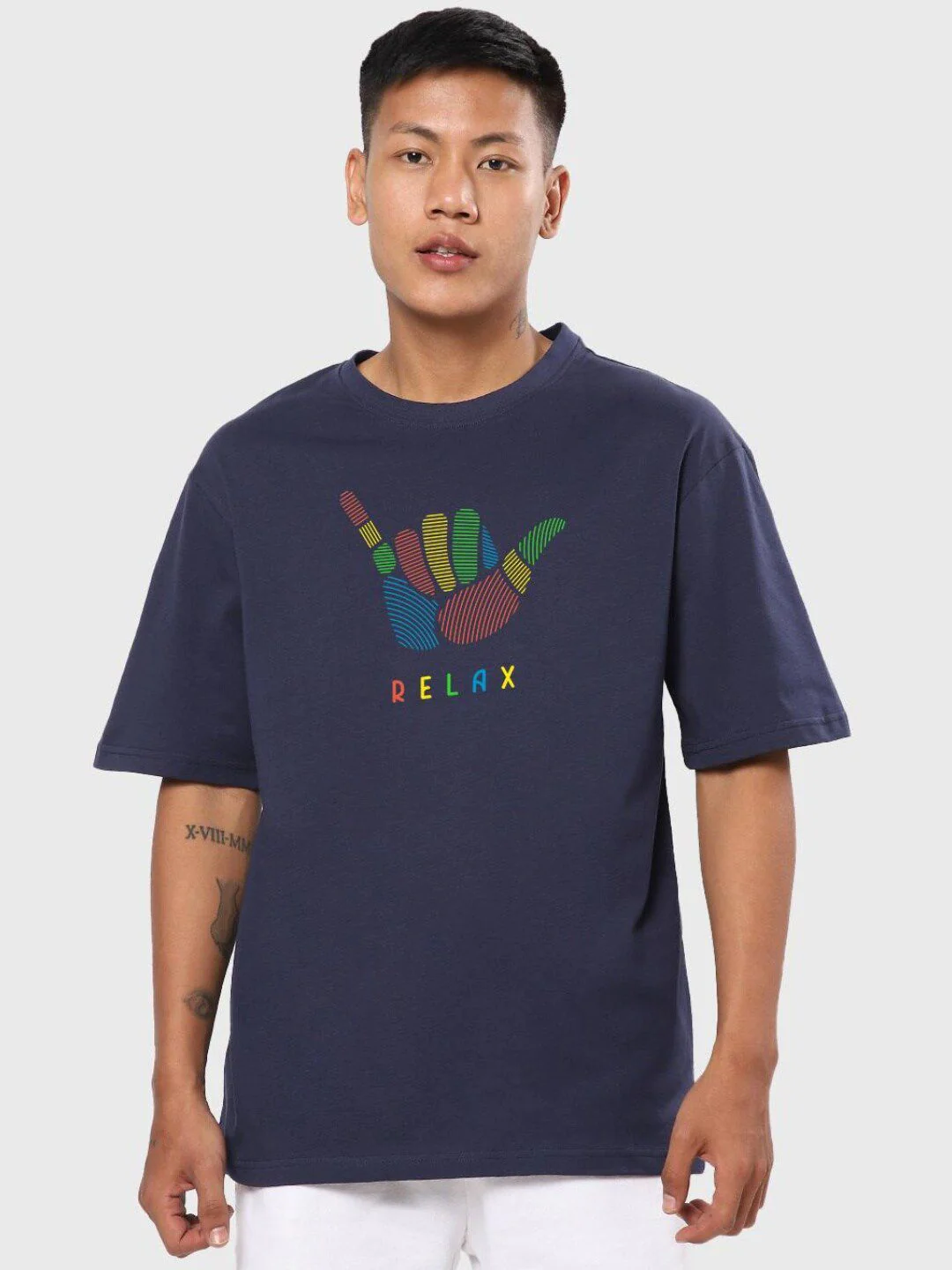 Bewakoof Typography Printed Oversized Fit T-shirt - Image 2