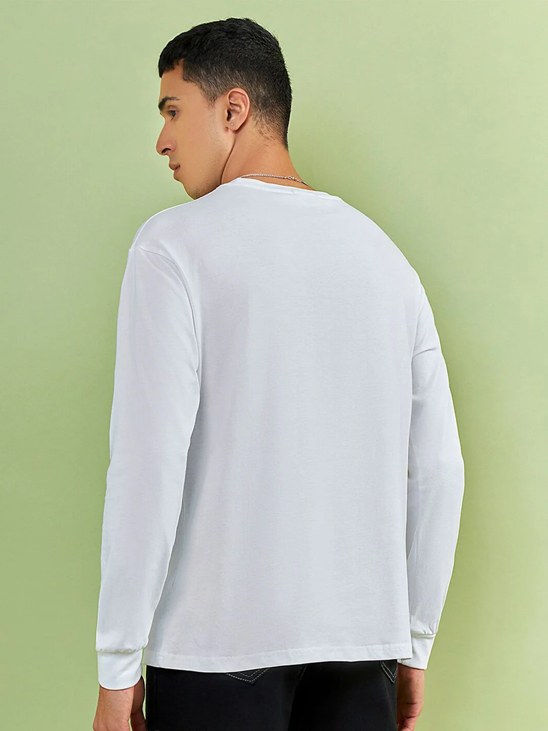 Bewakoof Typography Printed Pure Cotton Oversized T-shirt - Image 10