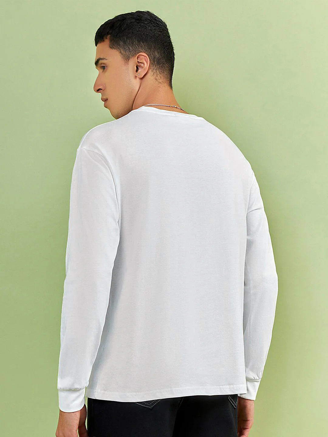 Bewakoof Typography Printed Pure Cotton Oversized T-shirt - Image 4