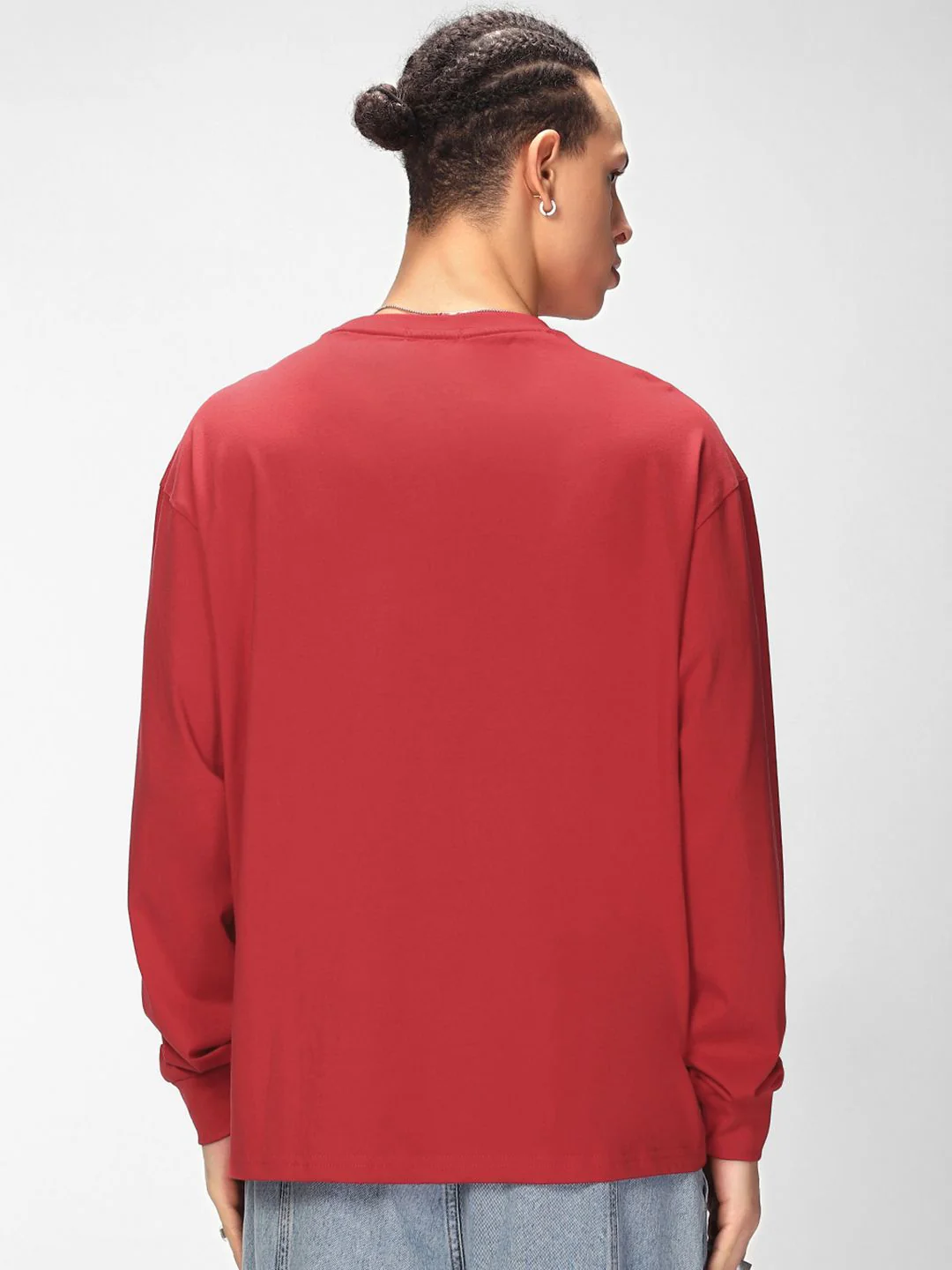 Bewakoof Typography Printed Round Neck Pure Cotton Oversized Peanuts T-shirt - Image 5