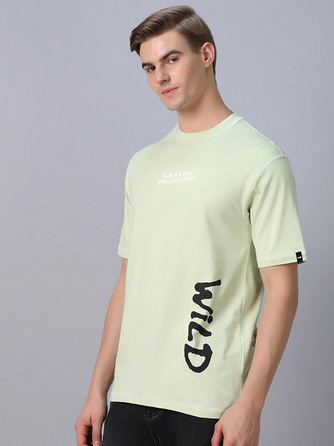 Bewakoof Wild Graphic Printed Oversized T-shirt - Image 4