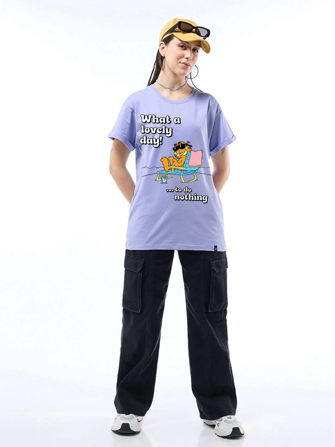 Bewakoof Women Garfield Printed T-shirt - Image 4