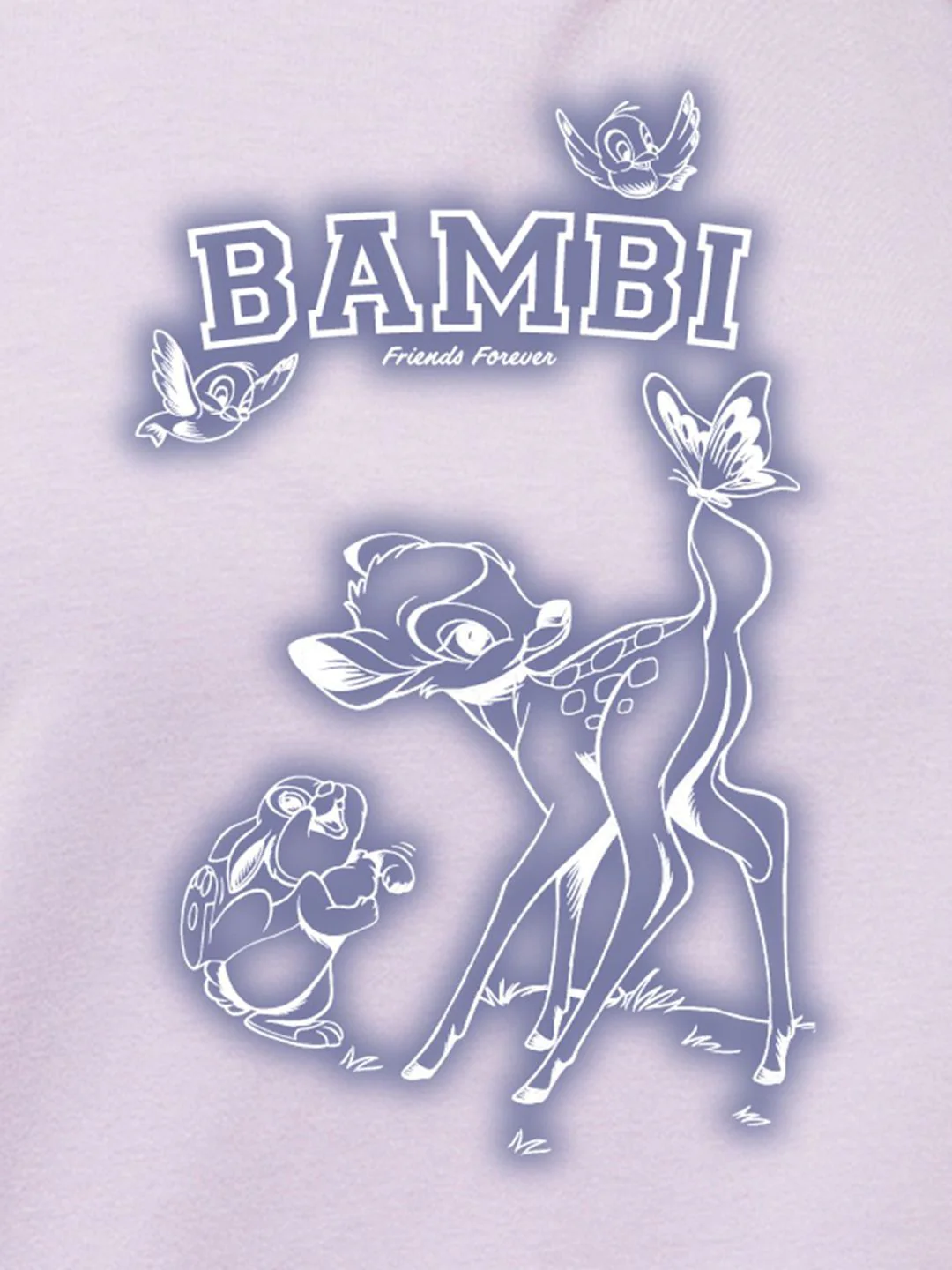 Bewakoof Women Graphic Printed Round Neck Pure Cotton Oversized Bambi T-shirt - Image 6