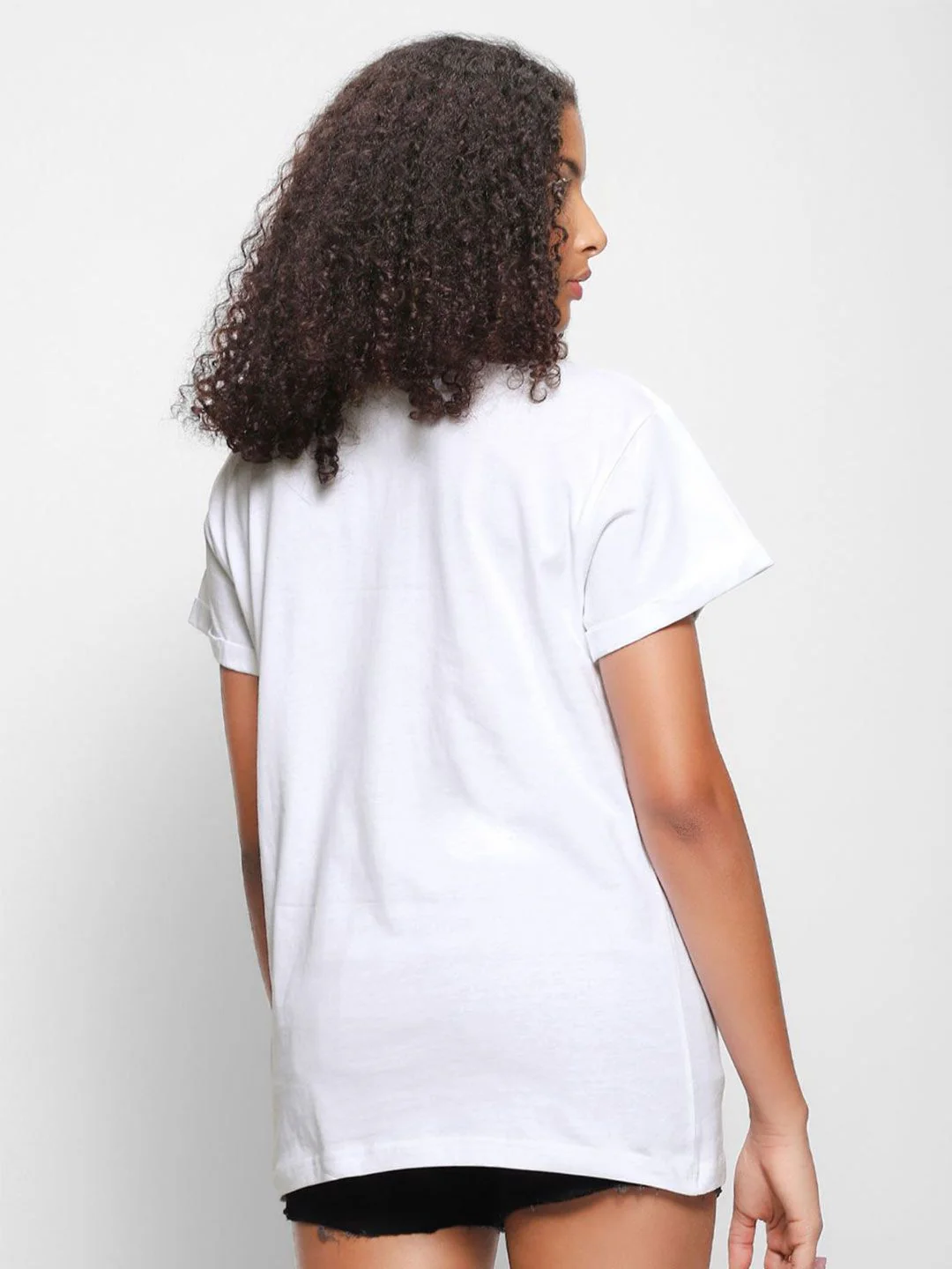 Bewakoof Women Graphic Printed Round Neck Pure Cotton Relaxed Fit T-shirt - Image 5