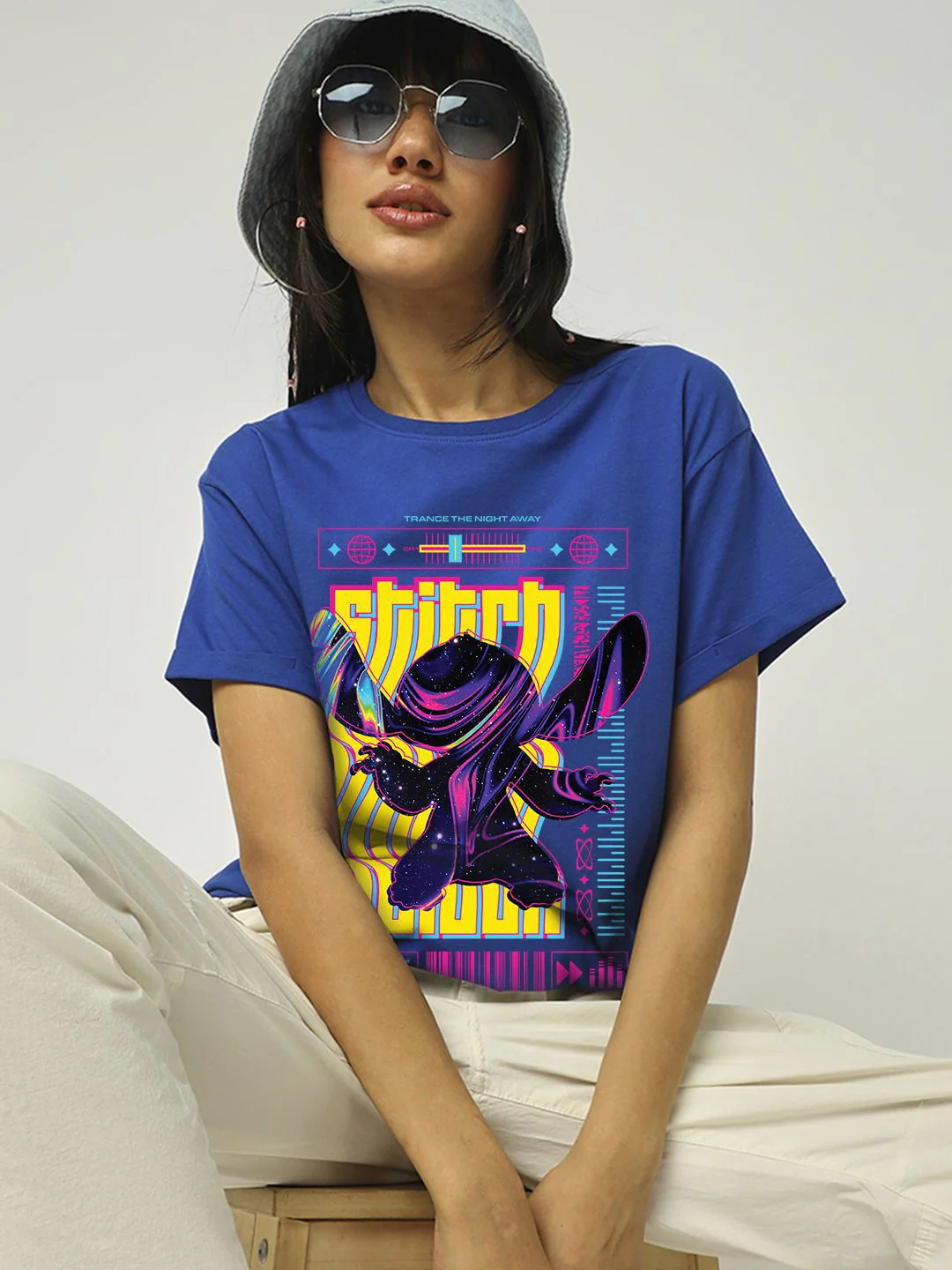 Bewakoof Women Lilo & Stitch Printed T-shirt