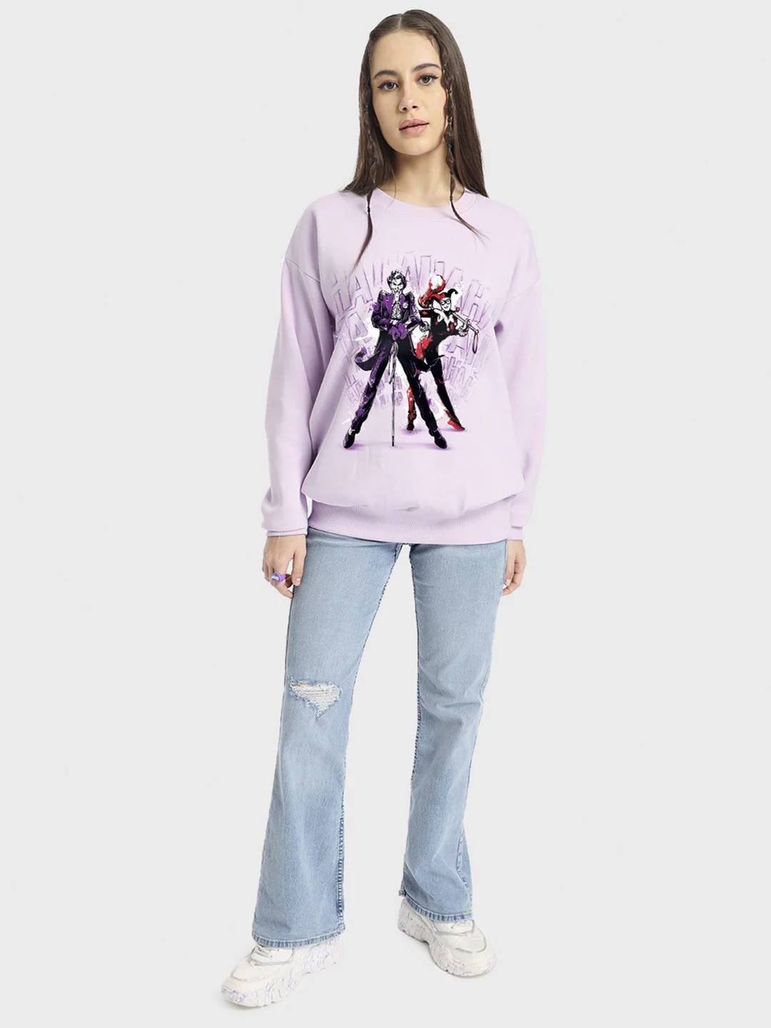 Bewakoof Women Printed Pullover Sweatshirt - Image 10