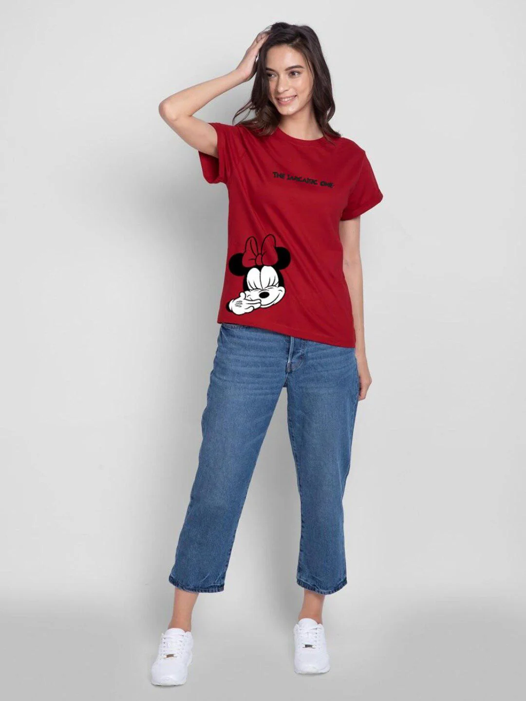 Bewakoof Women Sarcastic One Boyfriend Relaxed Fit T-shirt - Image 5
