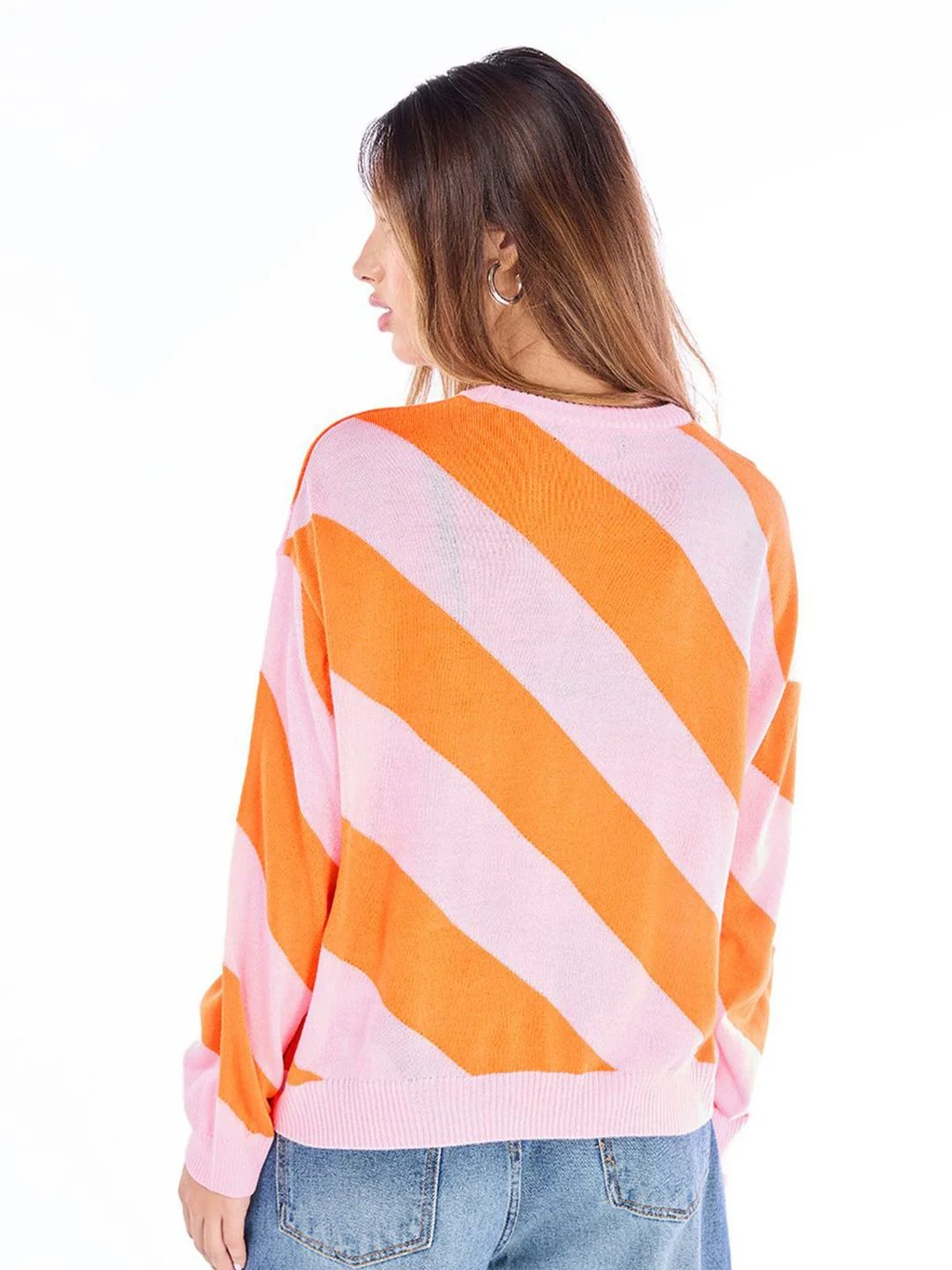 Bewakoof Women Striped Pullover - Image 5
