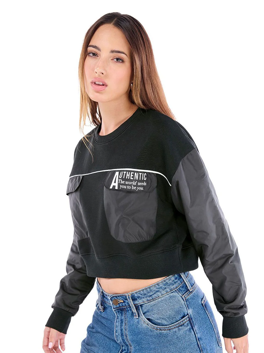 Bewakoof Women Typography Printed Round Neck Pullover Sweatshirt - Image 3