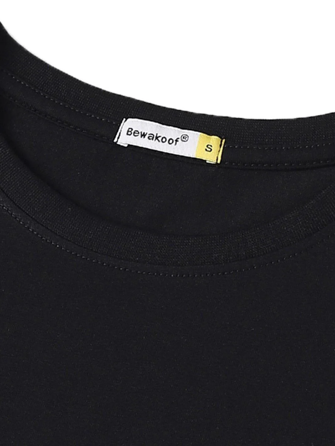 Bewakoof Women Vibes Graphic Printed Regular Fit Pure Cotton T-shirt - Image 4