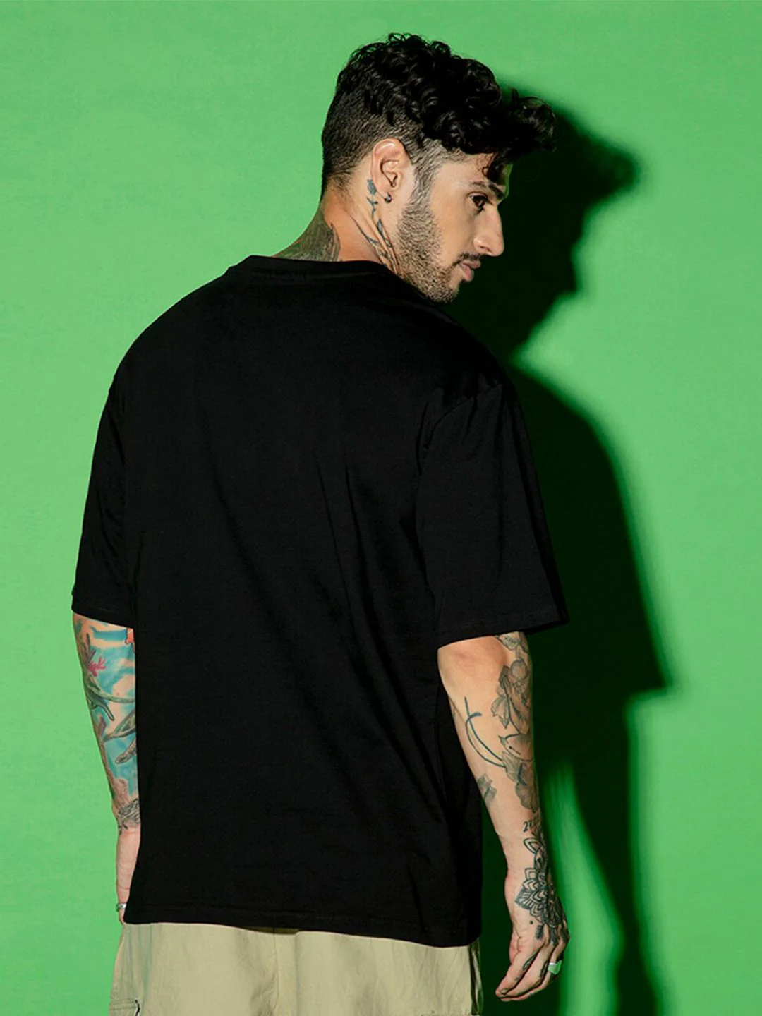 Bewakoof X Harry Potter Graphic Printed Oversized Fit T-shirt - Image 11