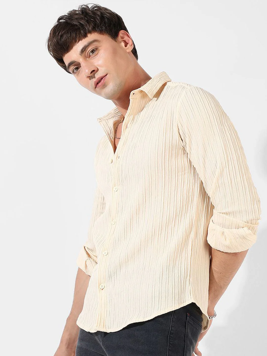 Campus Sutra Men Comfort Casual Shirt - Image 3
