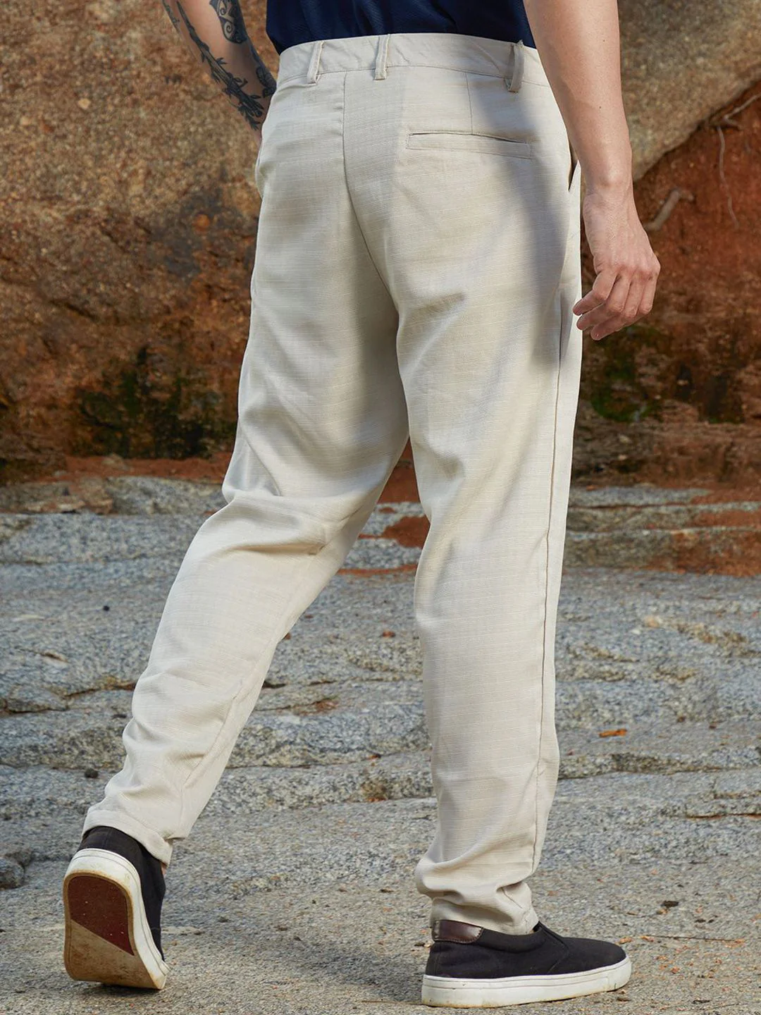 Campus Sutra Men Comfort Regular Fit Korean Trouser - Image 3