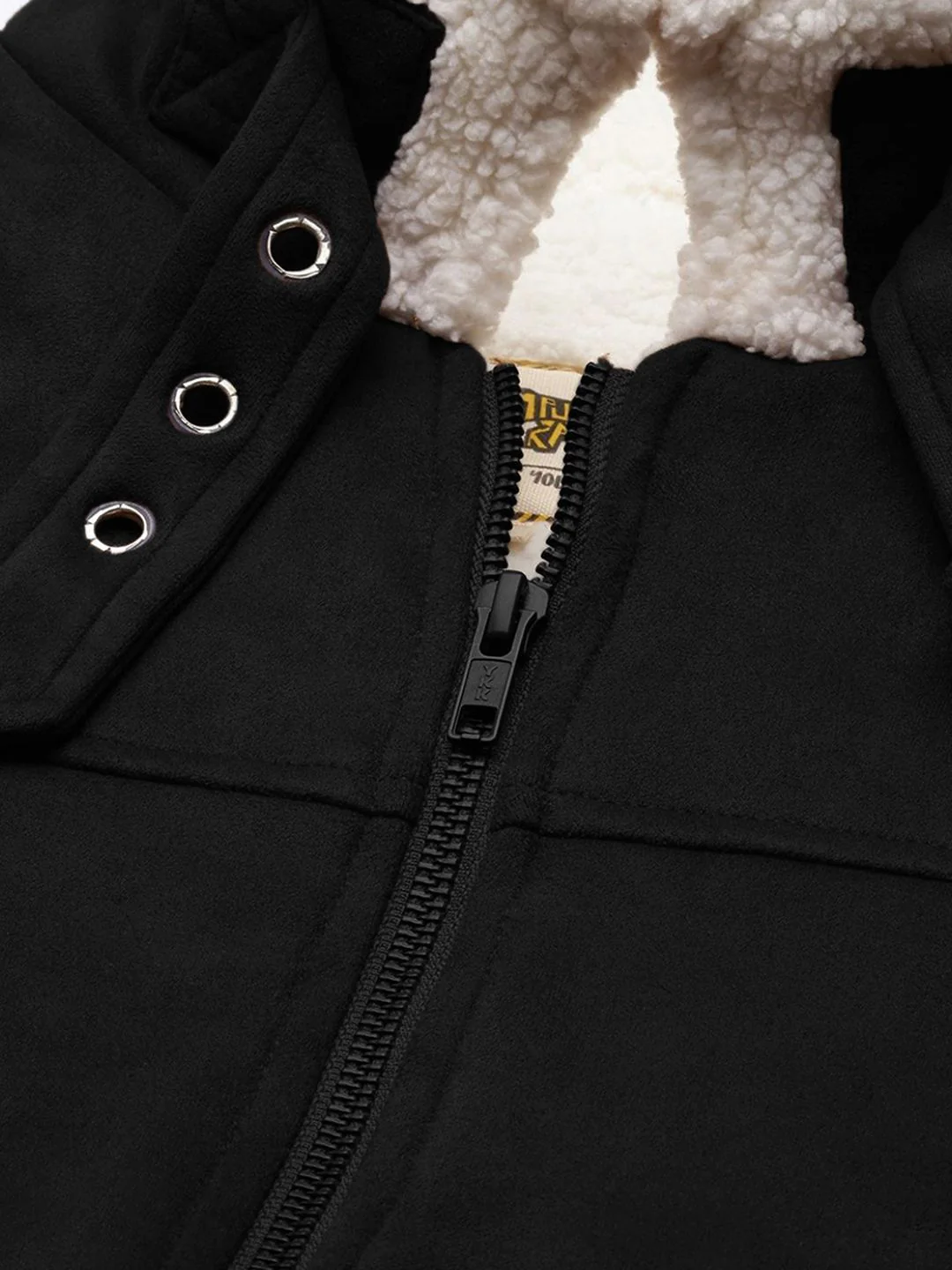 Campus Sutra Men Spread Collar Solid Casual Bomber Jacket - Image 2