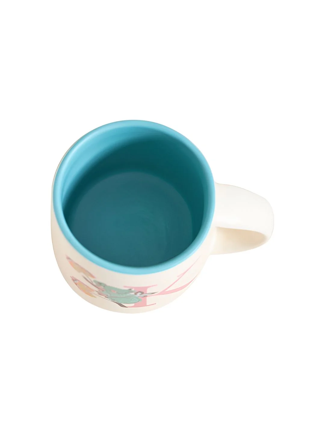 Chumbak Off White & Blue Printed Ceramic Glossy Mug 300 ml - Image 5