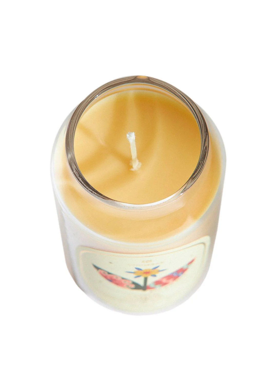 Chumbak Orange & Green Printed Jar Candle - Image 4