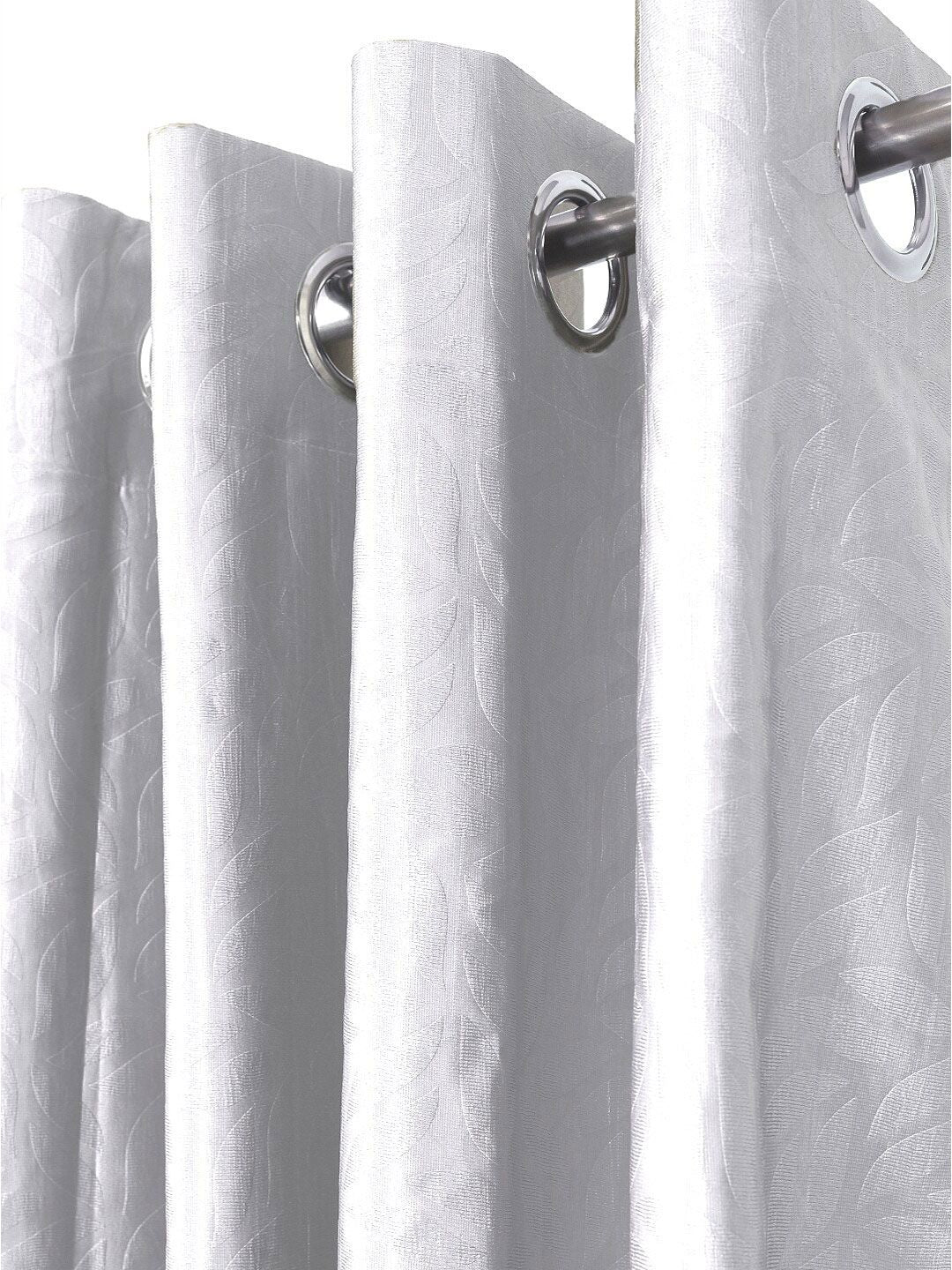 Cortina White Set of 2 Window Curtains - Image 2