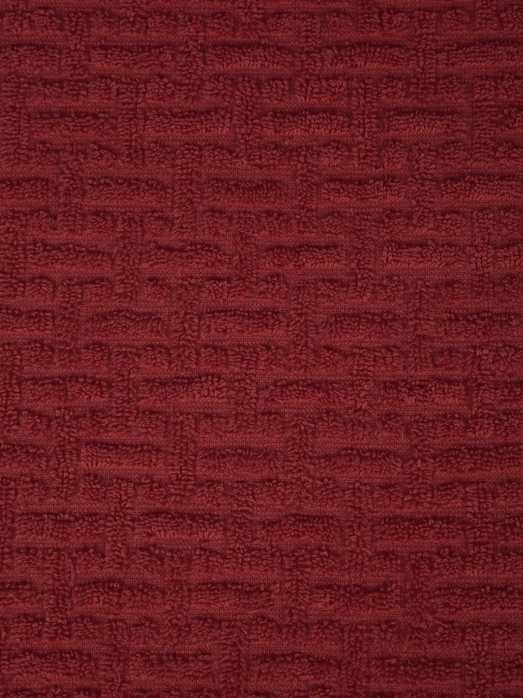Cortina Yellow & Maroon 2 Pieces Cotton Anti-Bacterial 480 GSM Reversible Bath Towels - Image 6