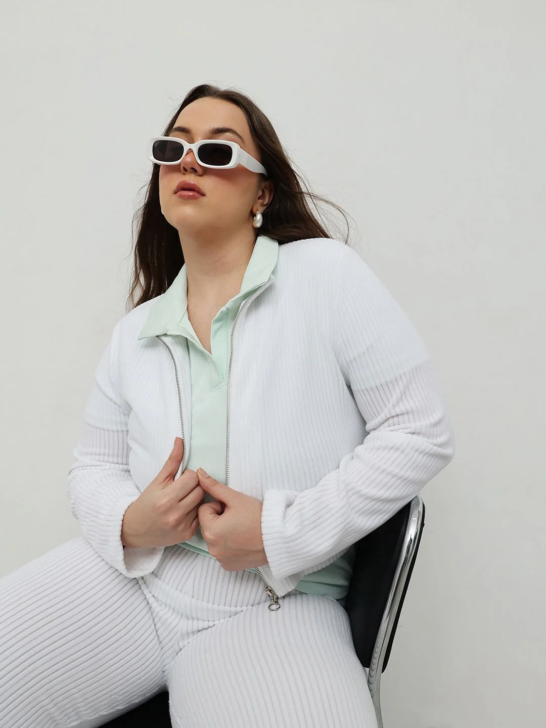 CURVY STREET Women Camouflage without Longline Puffer Jacket with Patchwork - Image 6