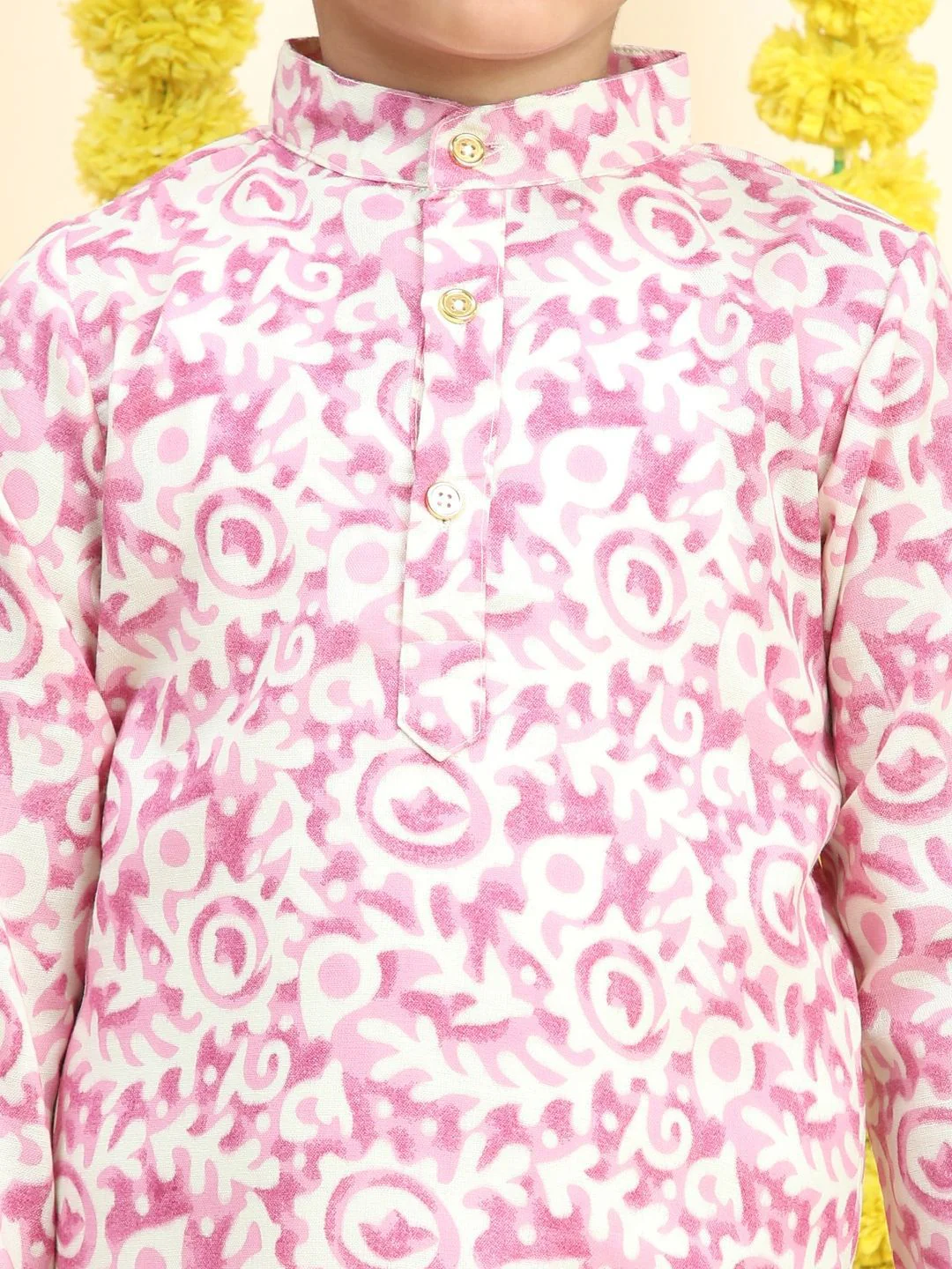 Cutiekins Boys Printed Regular Kurta with Pyjamas - Image 2