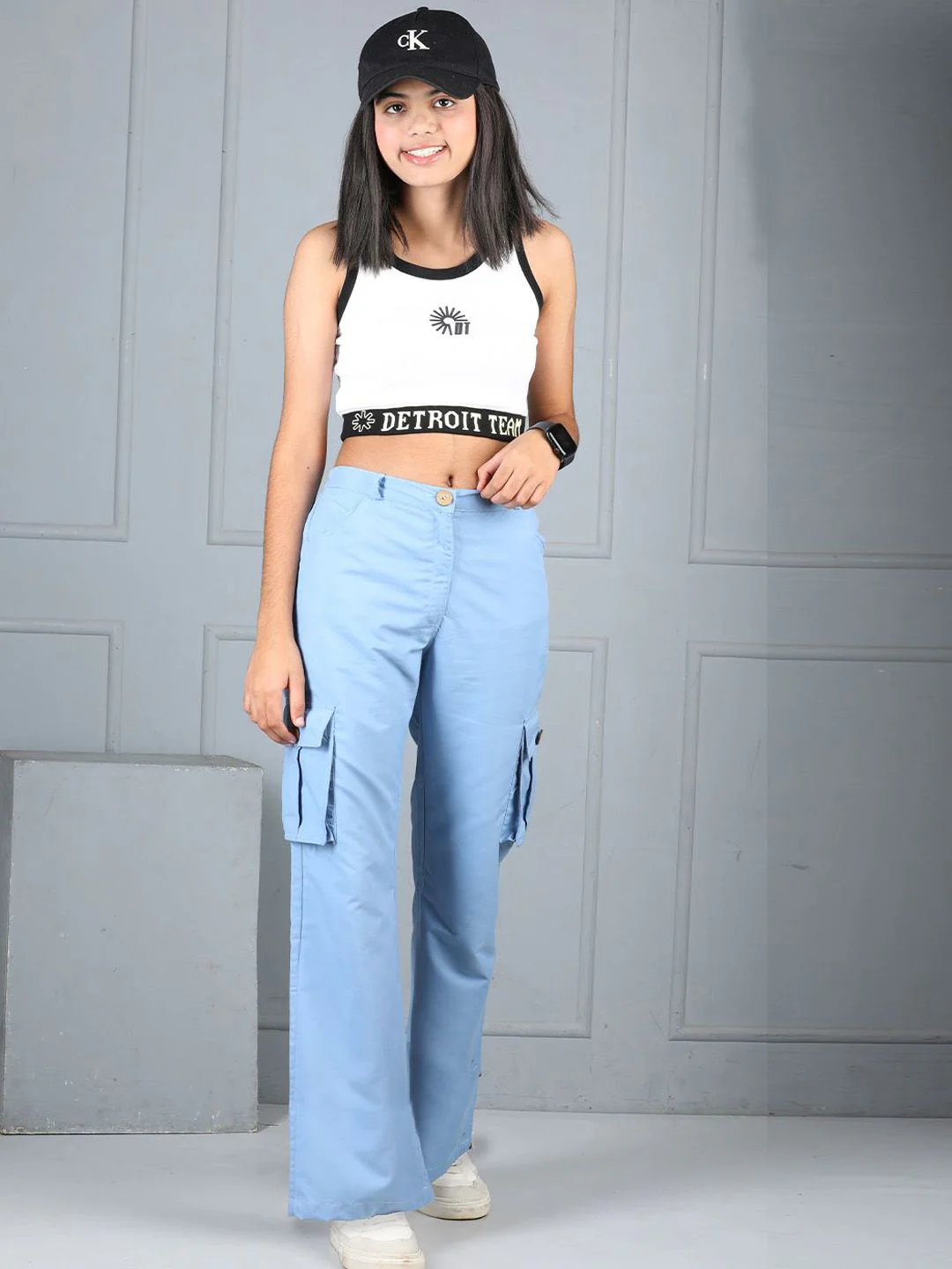 Cutiekins Girls Regular Fit Cargos Trousers - Image 2