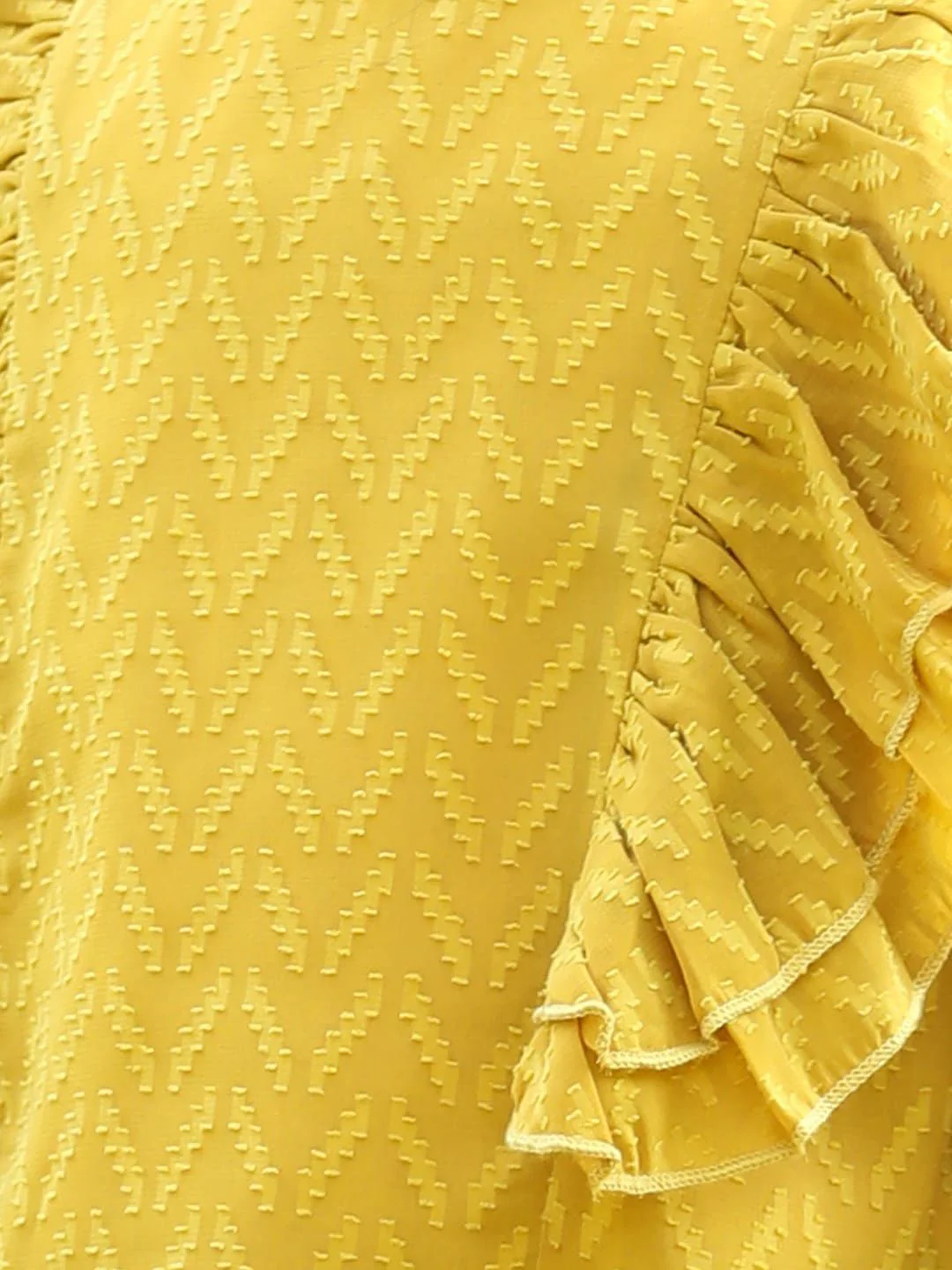 Cutiekins Girls Self Design Ruffles Top - Image 8