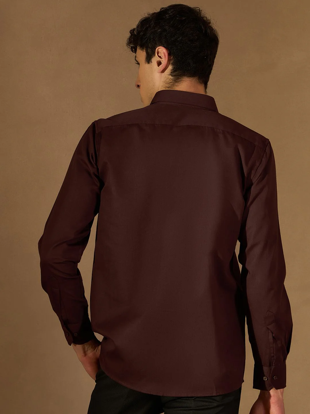 DENNISON Men Brown Formal Shirt - Image 3