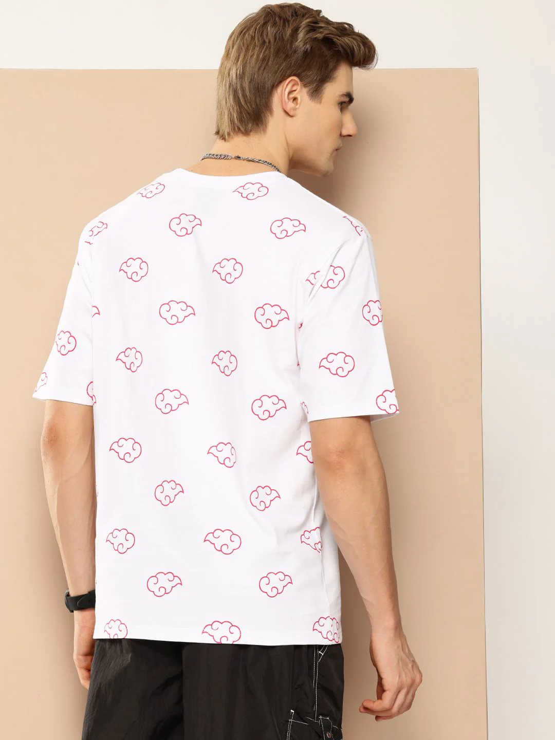 Difference of Opinion Men Printed Drop-Shoulder Sleeves Oversized Pure Cotton T-shirt - Image 5