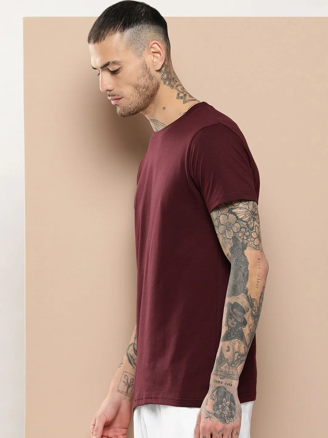 Difference of Opinion Men Pure Cotton T-shirt - Image 3