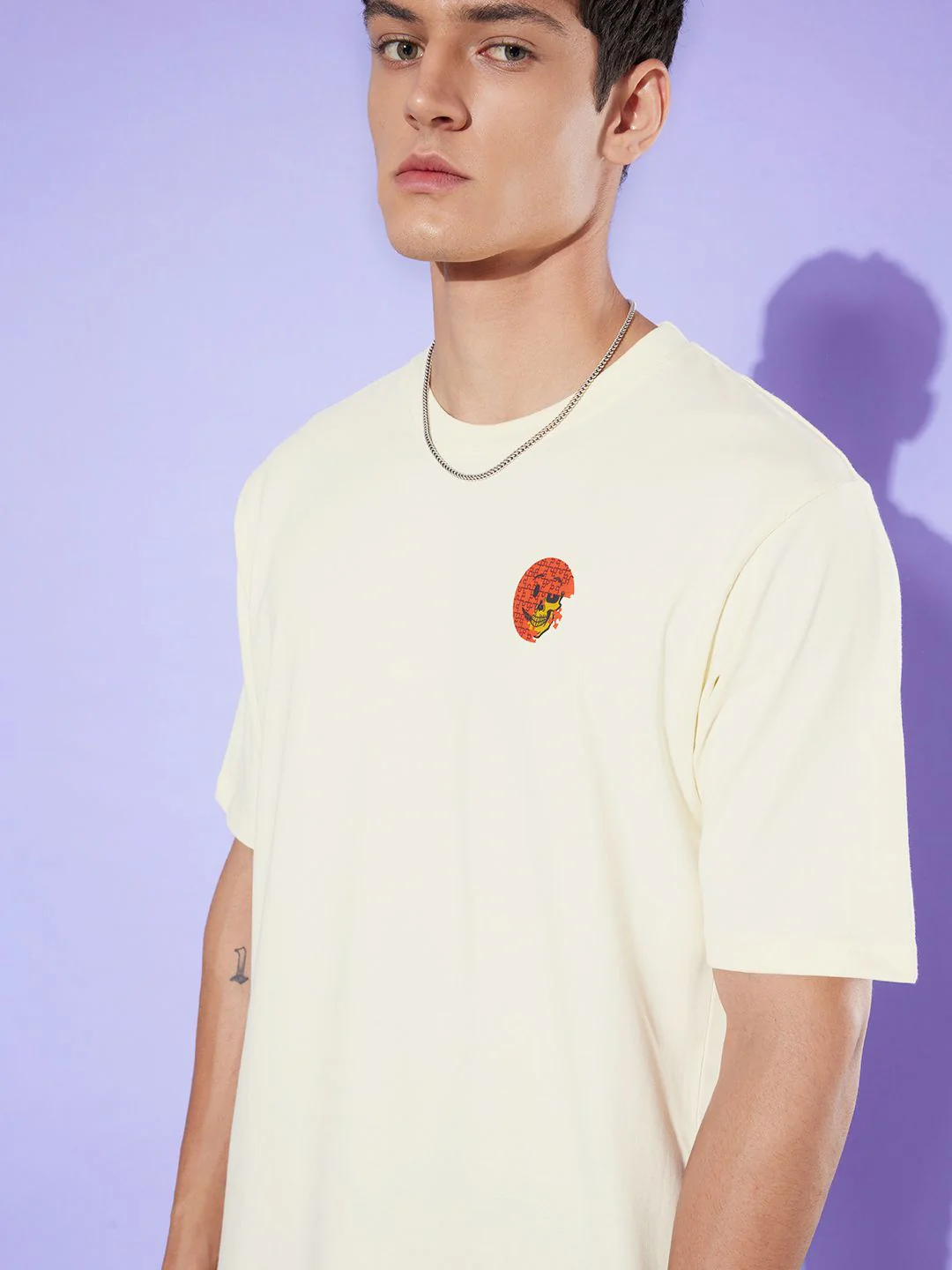 Difference of Opinion Printed Cotton Oversized T-shirt - Image 2