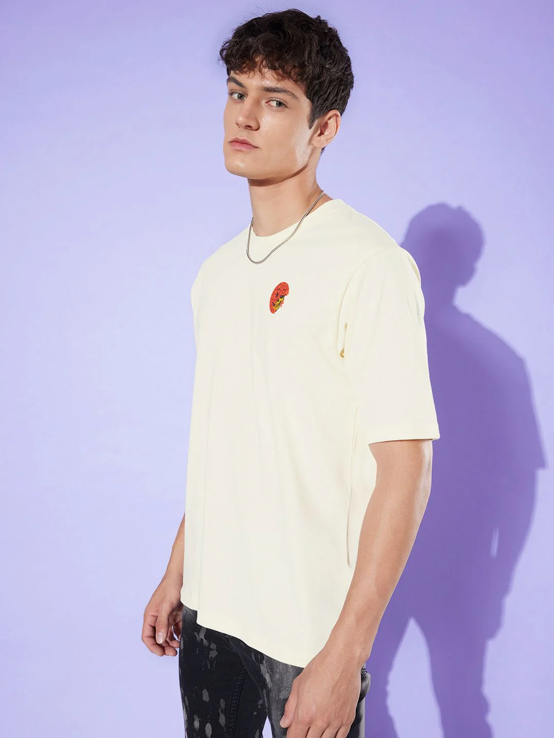 Difference of Opinion Printed Cotton Oversized T-shirt - Image 5