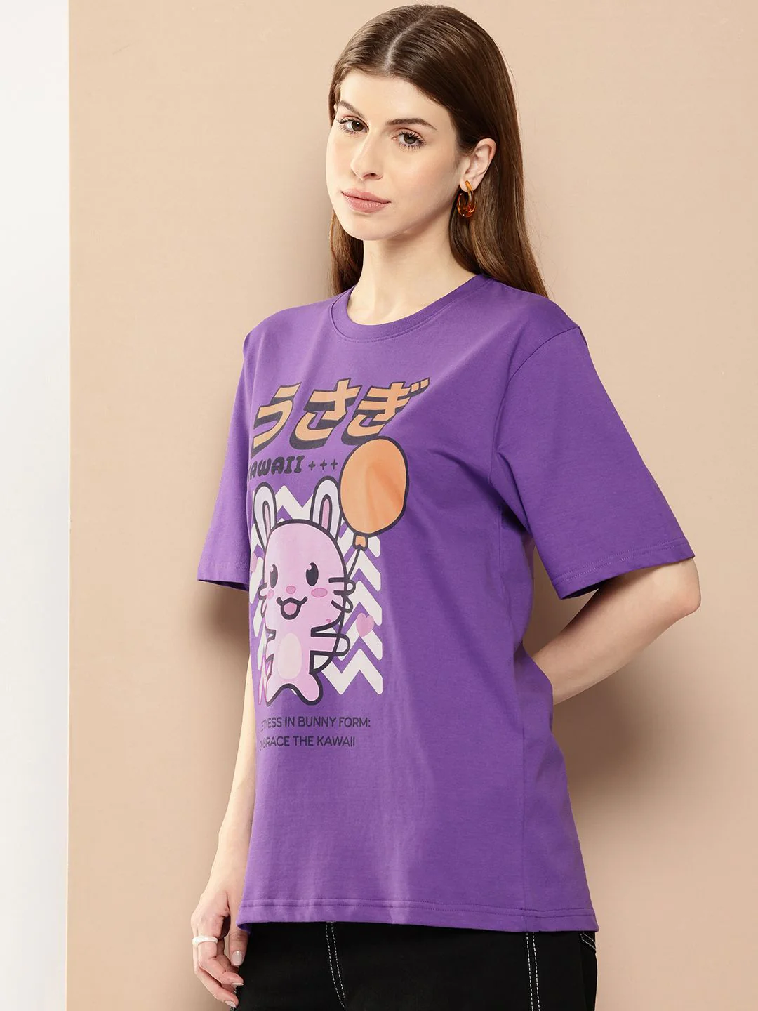 Difference of Opinion Printed Oversized Pure Cotton T-shirt - Image 3