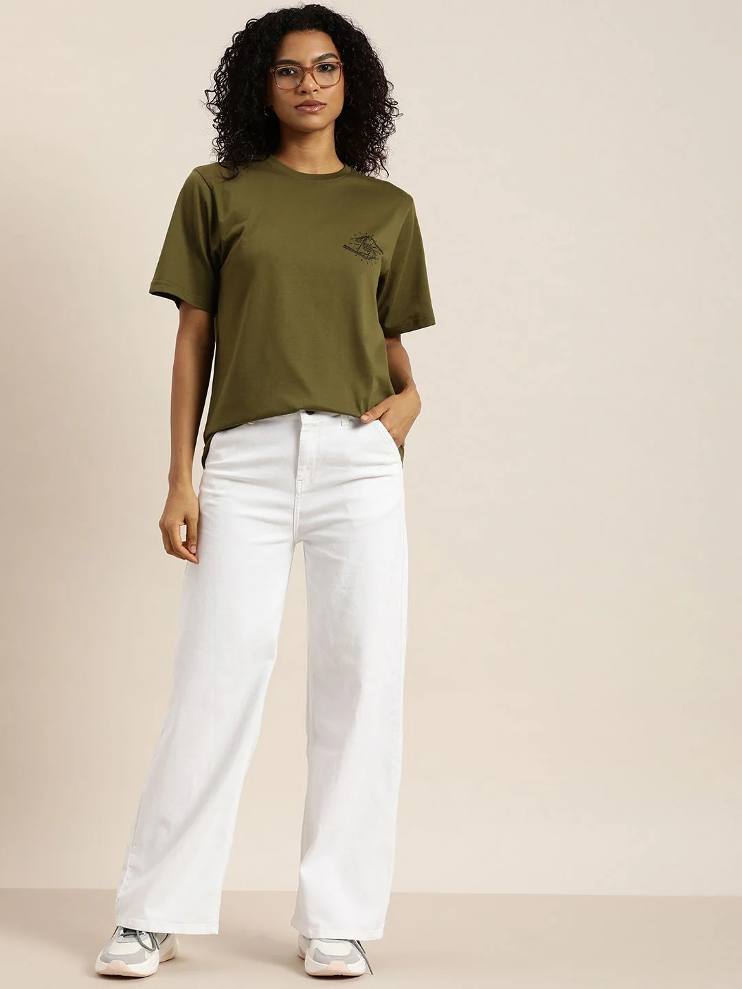 DILLINGER Embroidered Oversize Pure Cotton Longline T-shirt - Image 4