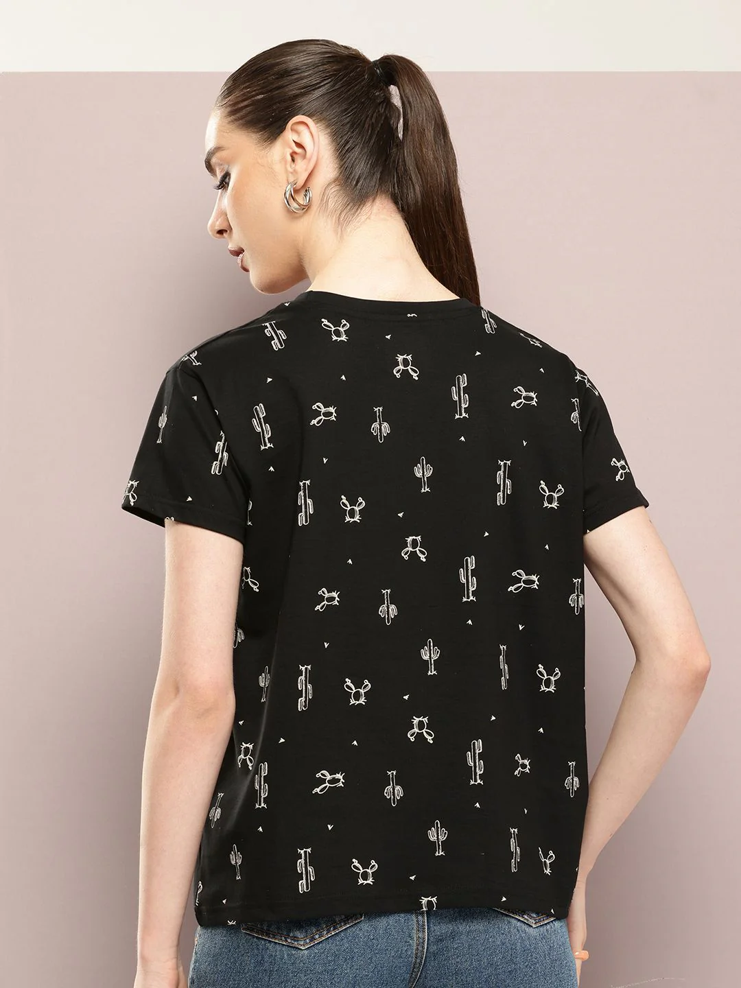 DILLINGER Floral Printed Boxy Pure Super Combed Cotton T-shirt - Image 5