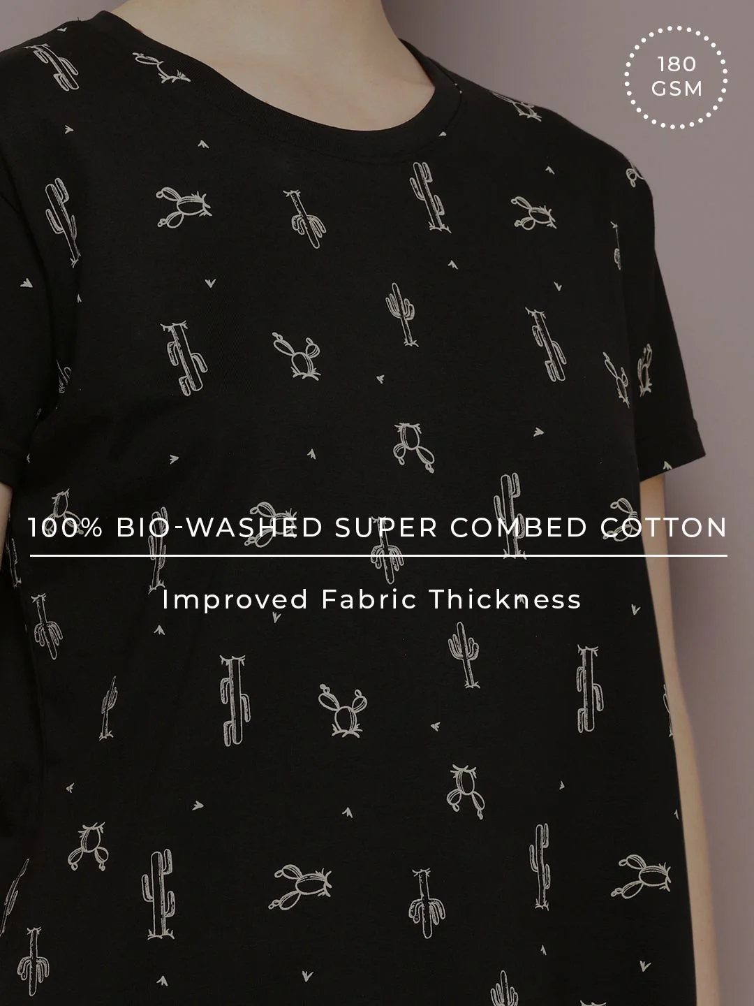 DILLINGER Floral Printed Boxy Pure Super Combed Cotton T-shirt - Image 6