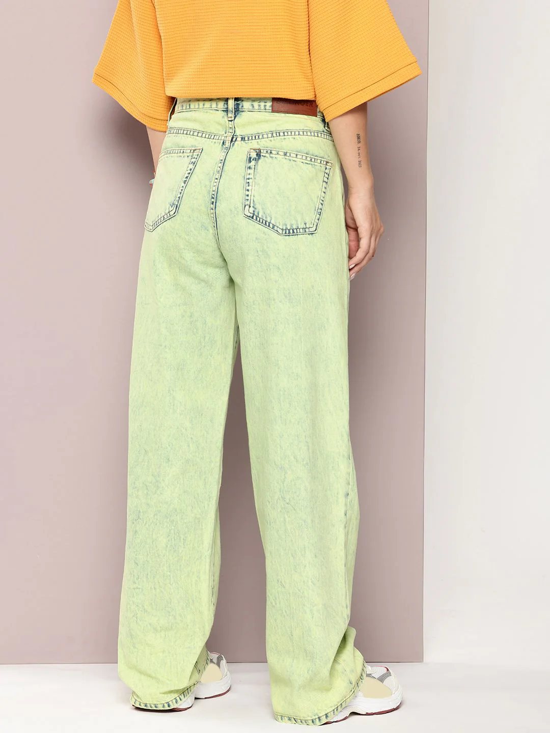 DILLINGER Loose Relaxed Fit Acid Wash Jeans - Image 3