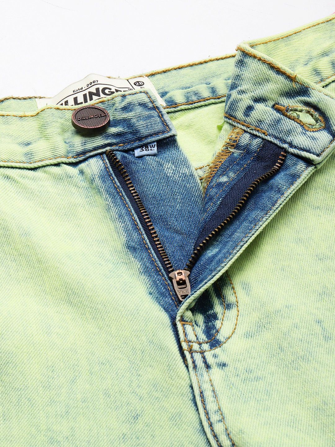 DILLINGER Loose Relaxed Fit Acid Wash Jeans - Image 4