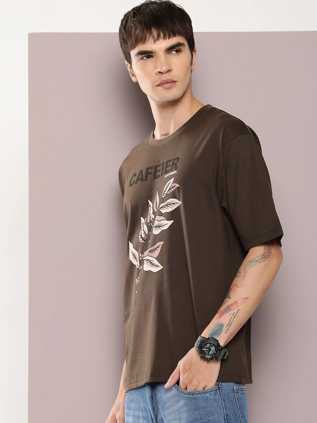 DILLINGER Men Graphic Printed Oversized T-shirt - Image 3