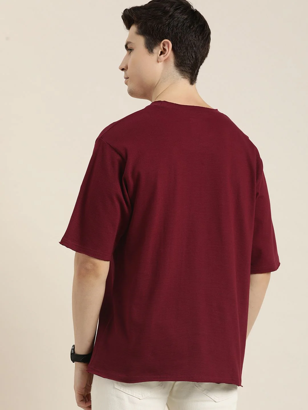 DILLINGER Men Honeycomb Structure Oversized Pocket T-shirt - Image 5