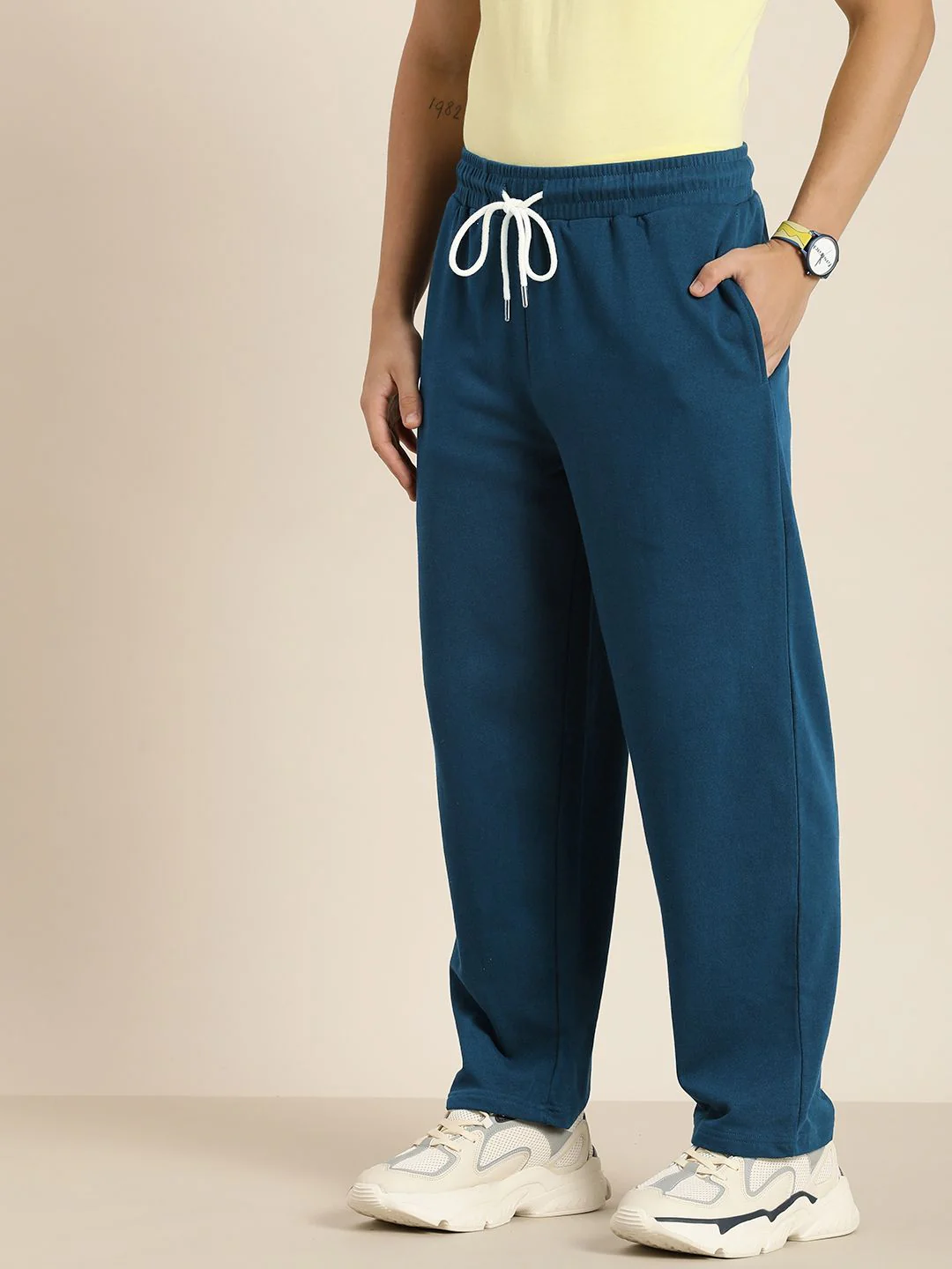 DILLINGER Men Light Weight Relaxed Baggy Knitted Pants - Image 2