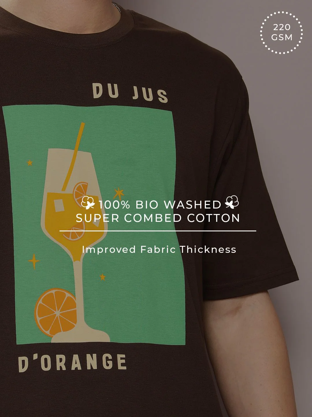 DILLINGER Men Printed Oversized Pure Cotton T-shirt - Image 6