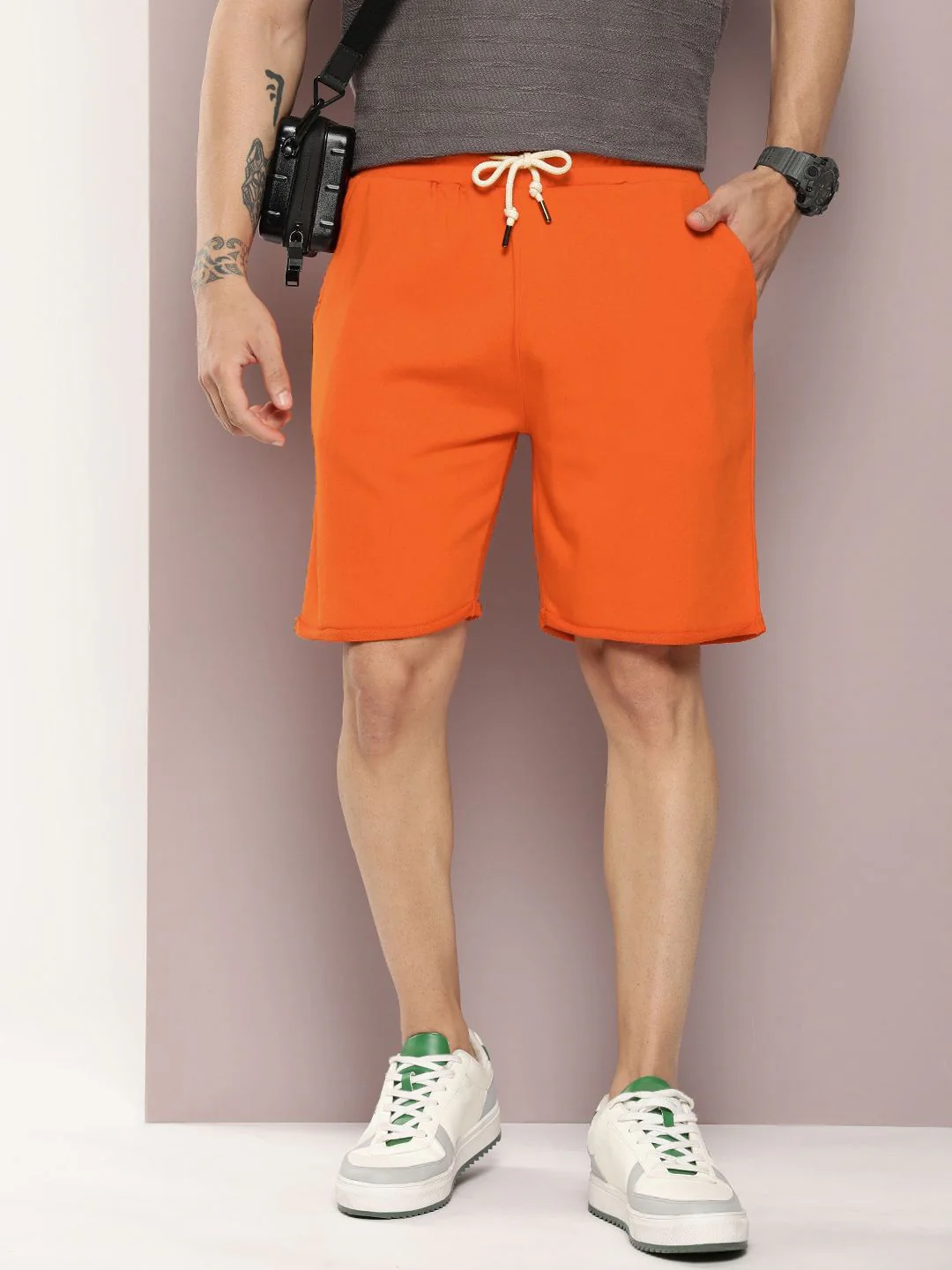 DILLINGER Men Solid Regular Fit Shorts - Image 8