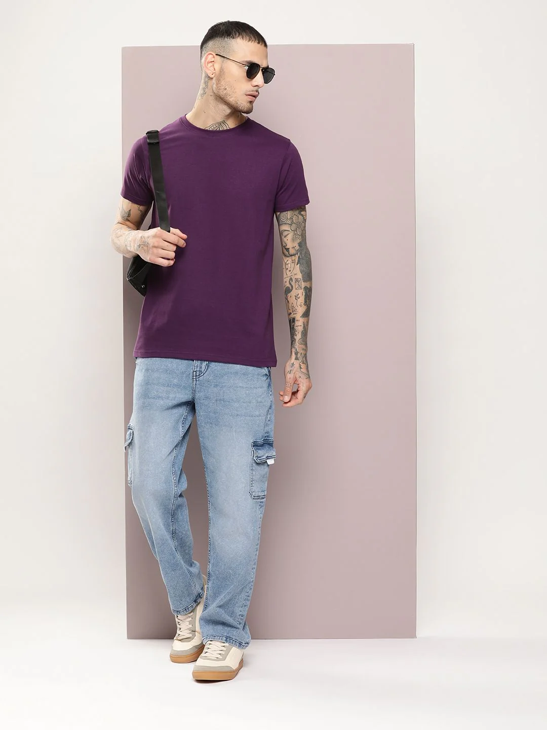 DILLINGER Men Solid Regular Fit T-shirt - Image 4